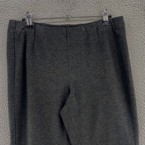 J Jill Pants Womens Medium Petite Gray Ponte Slim Leg Pull On Leggings Stretch - Picture 2 of 12